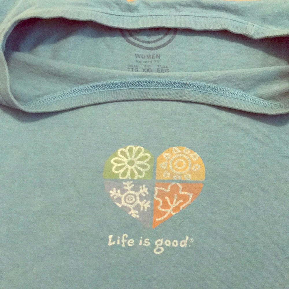Women’s XXL Life is good T shirt